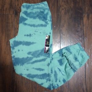 NWT Art Class Girls Blue/Green Tie Dye Joggers Size XXL 18